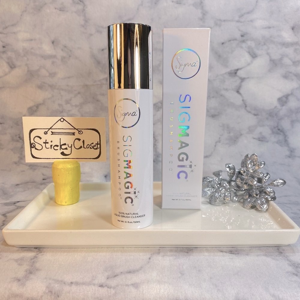 SIGMA Skincare-SigMagic Brushampoo Deep Clean Vegan-Full Size150 ml-BOXED-NEW